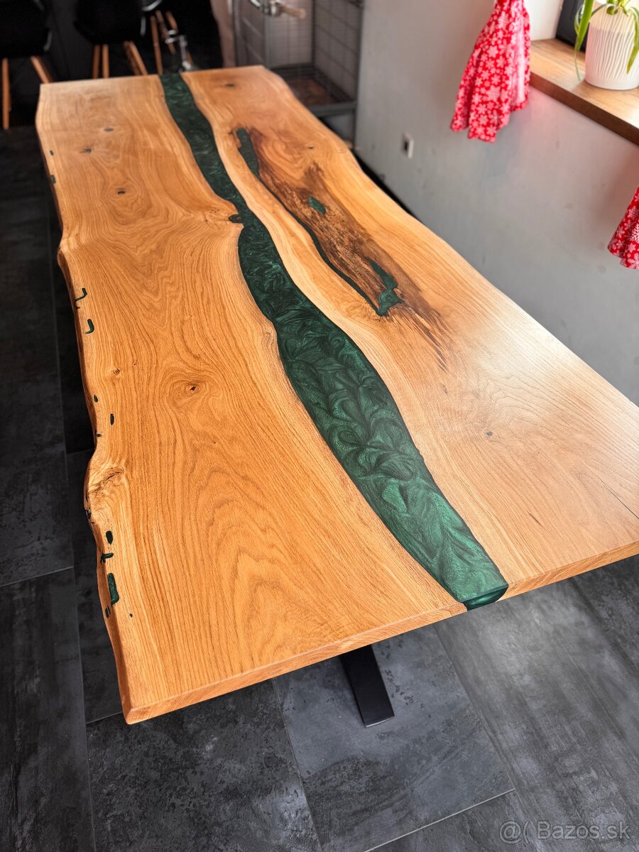 Masivny epoxidovy jedalensky stol 7