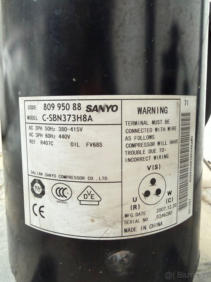 Tepelné čerpadlo kompresor