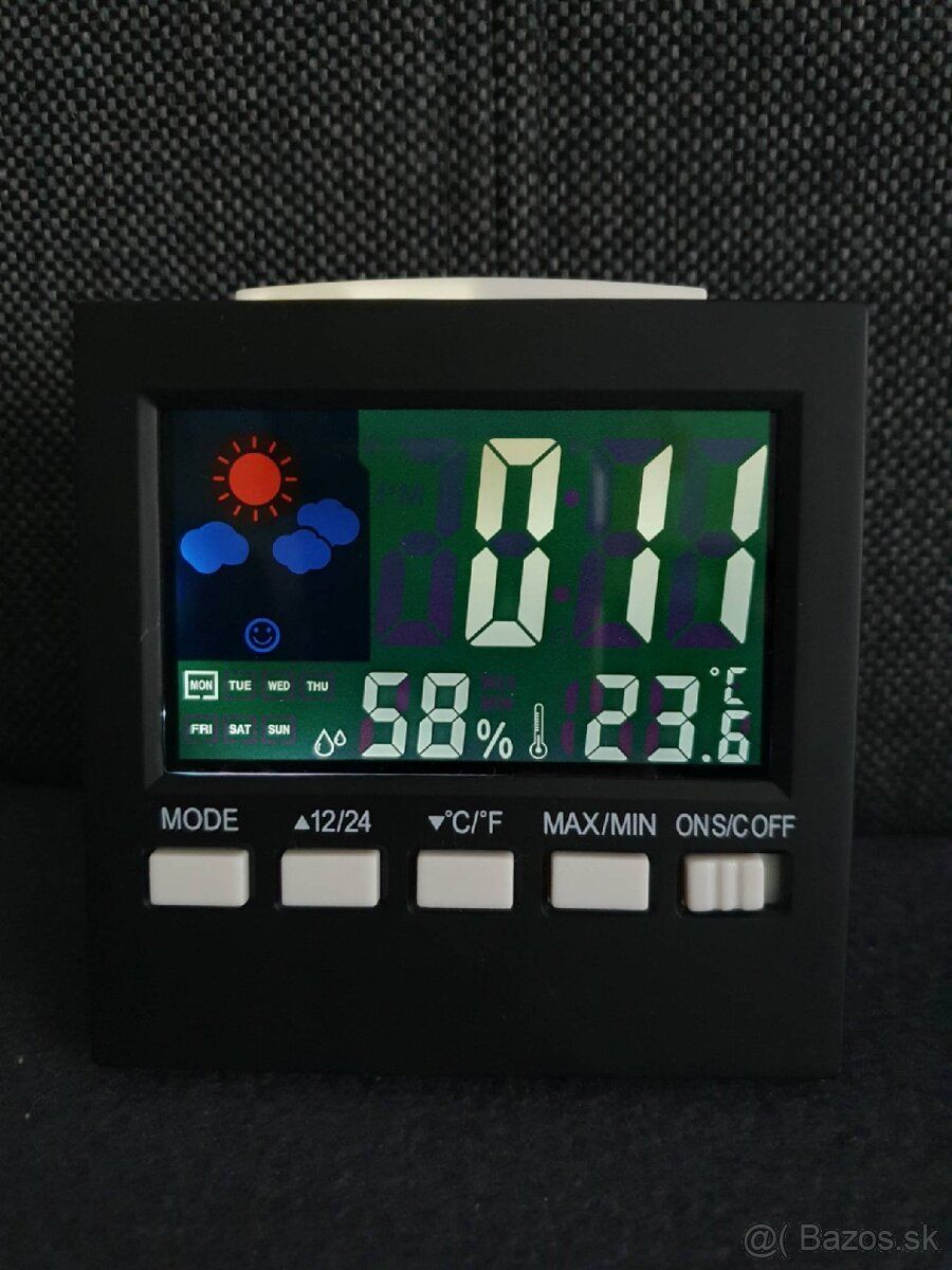 Meteostanica + budík, nové