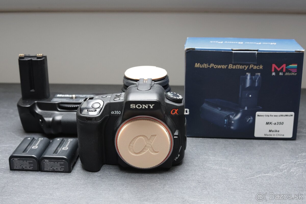 Sony A350 + 18-55mm + batterygrip
