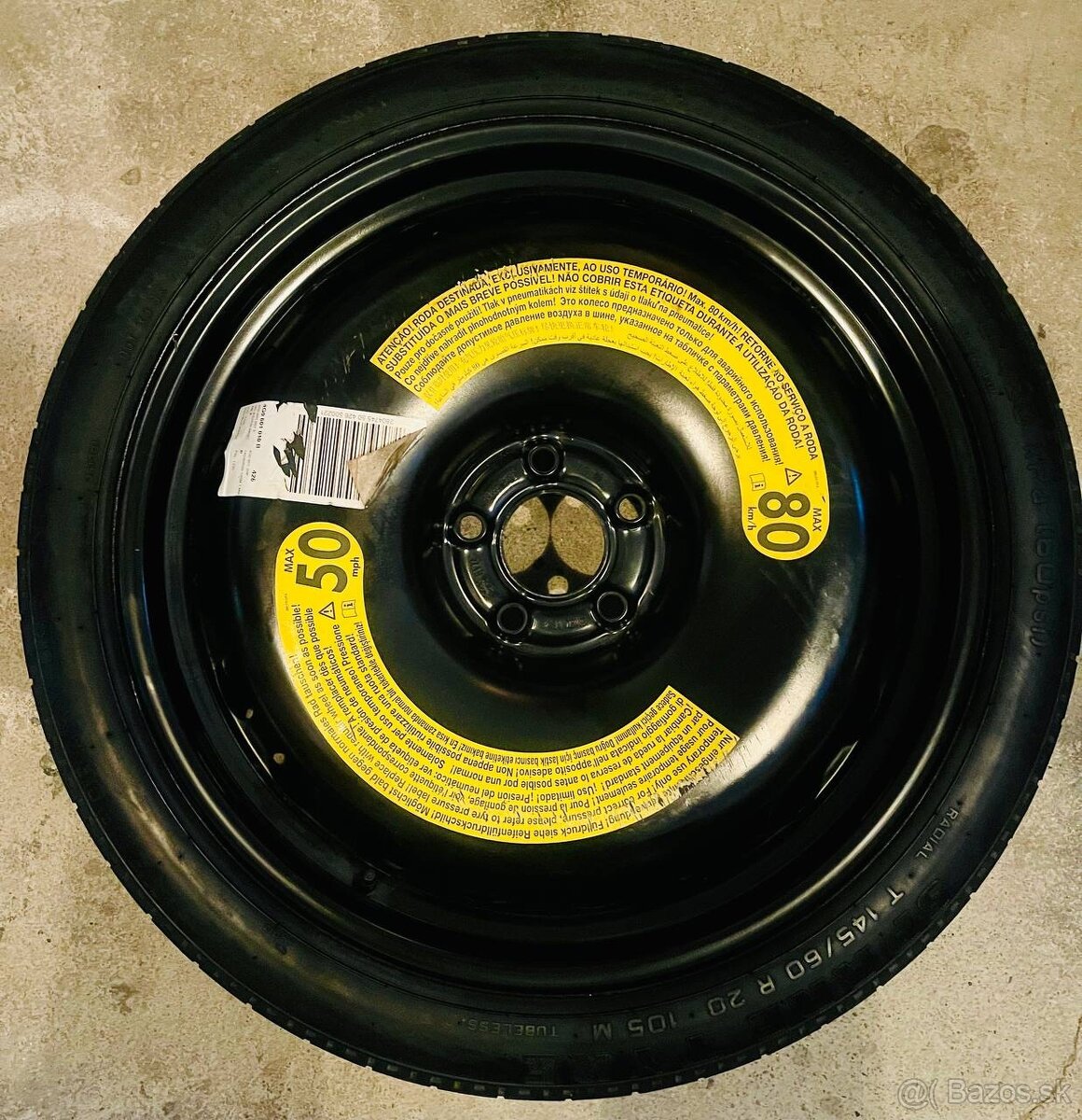 Dojazdové koleso AUDI R20