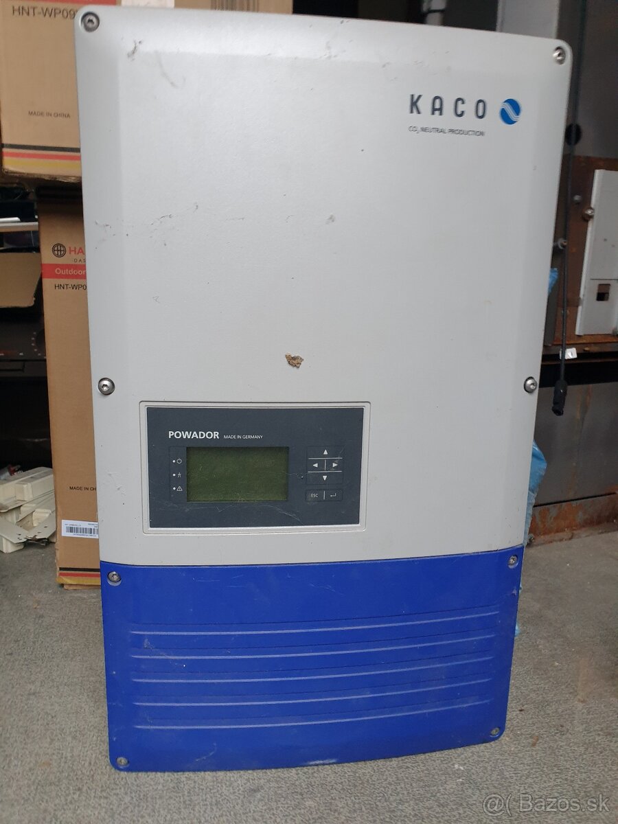 Sieťový fotovoltaický menič KACO POWADOR 20 kW