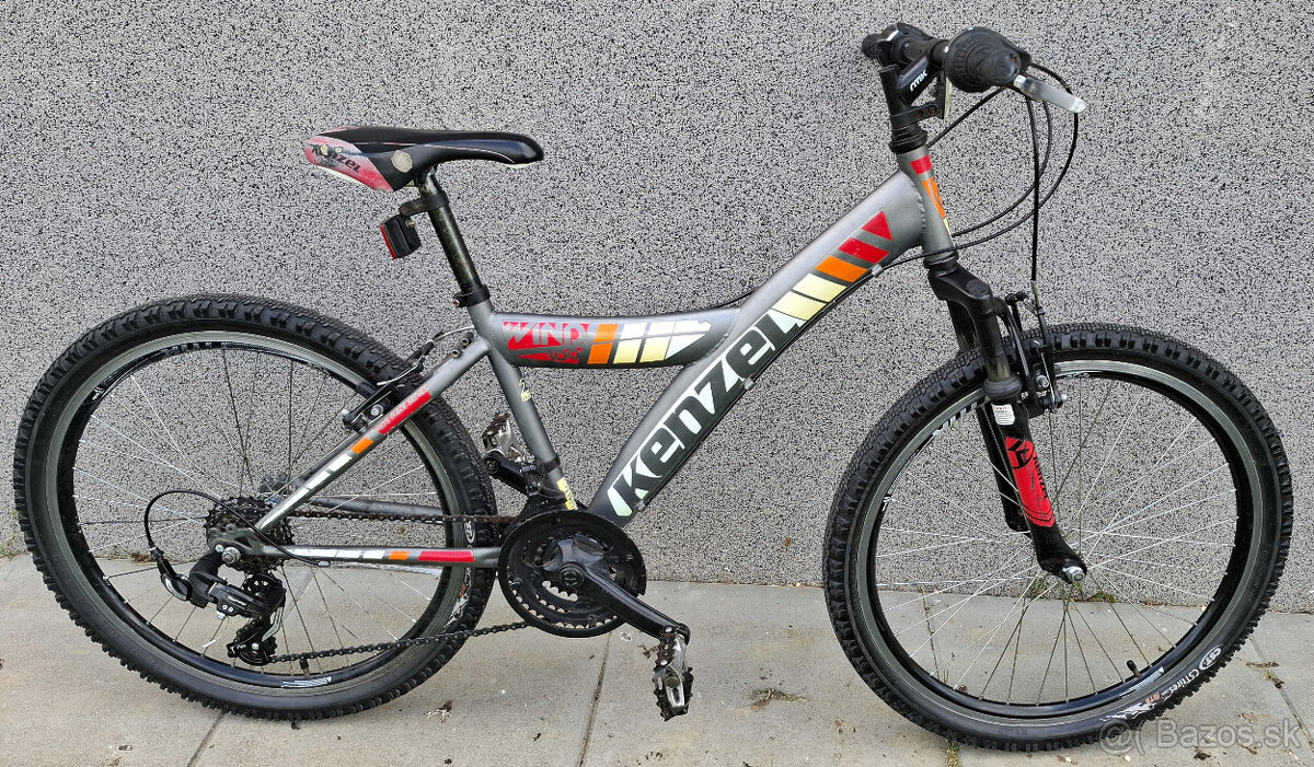 juniorský horský bicykel KENZEL s 24" kolesami