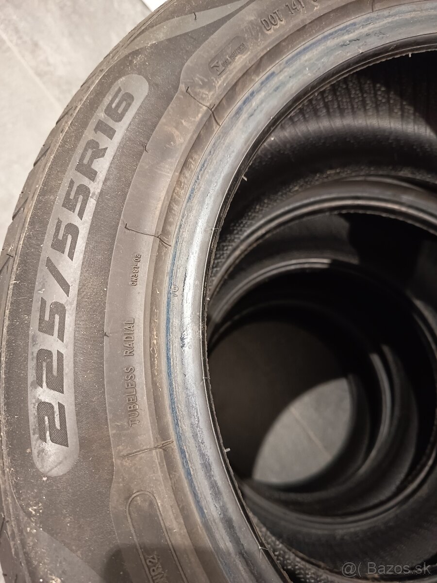 Predám letné pneumatiky 225/55R16