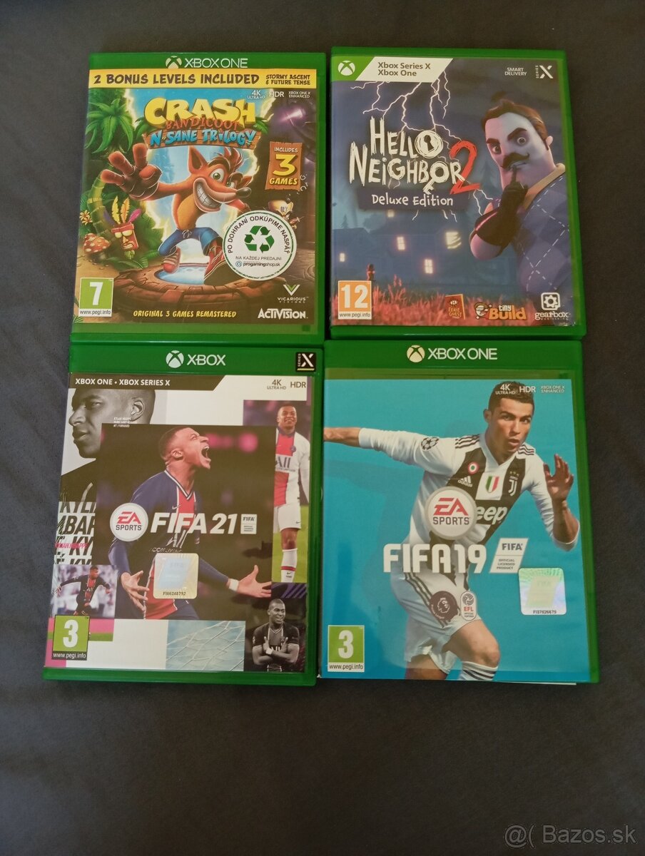 Hry na xbox One X/S