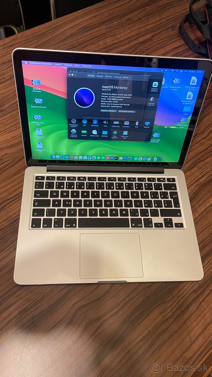 Macbook pro 13” 2015 i5 16gb ram 512gb