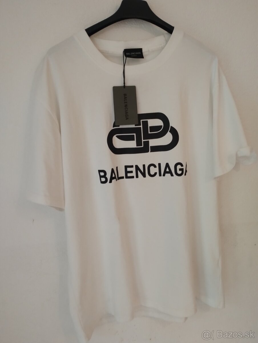 Balenciaga tričko biele L