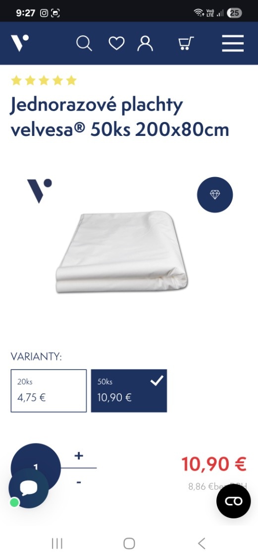 Jednorazové Plachty na lehátko
