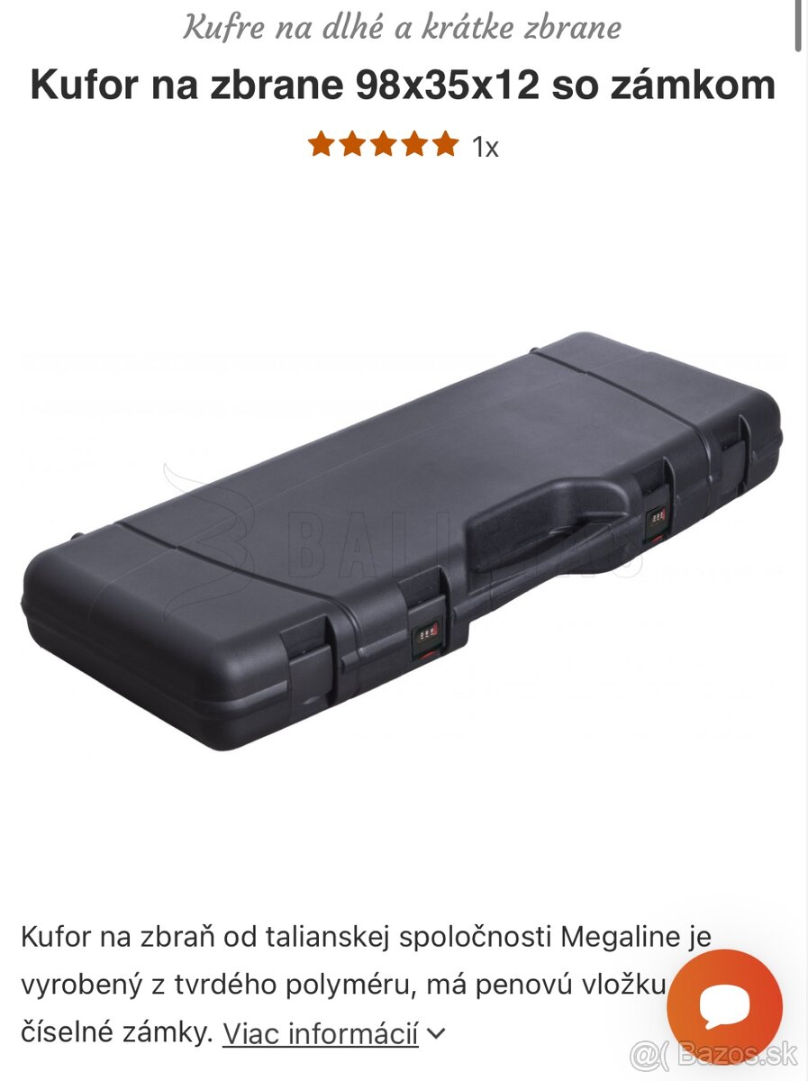 Kufor na zbran Megaline