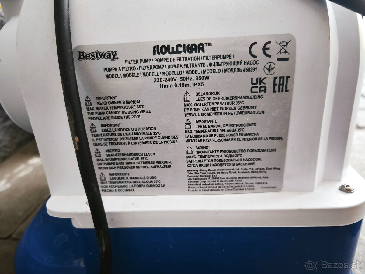 Kartušovu filtrácia + 4 filtre k tomu.