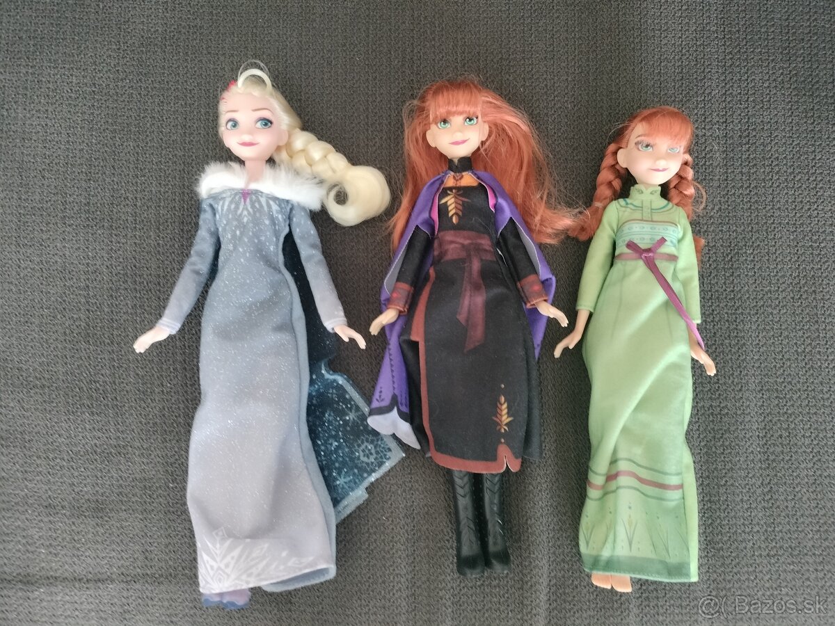 3 bábiky Frozen