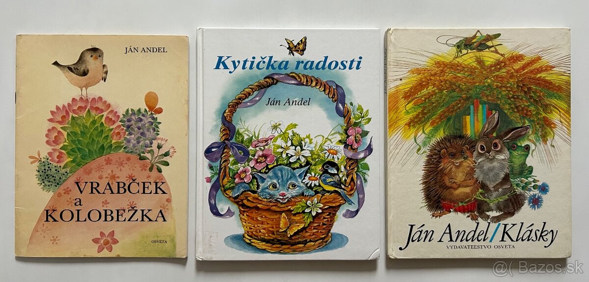 Zbierka detských knih od Jána Andela