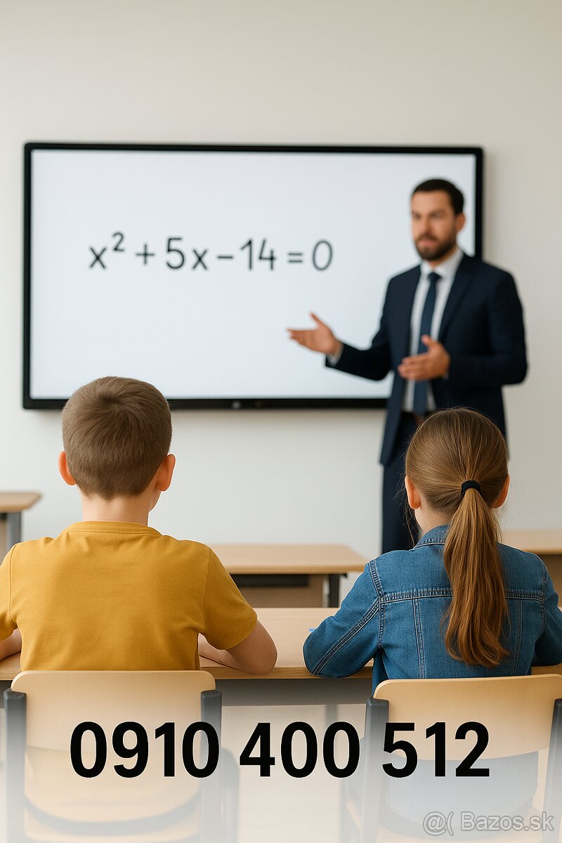 Skúsený učiteľ matematiky si hľadá prácu