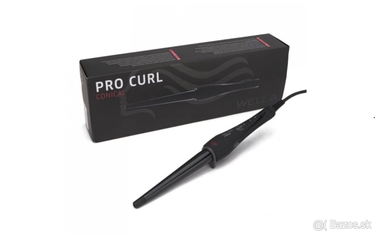 Profesionálna keramická kónická kulma na vlasy