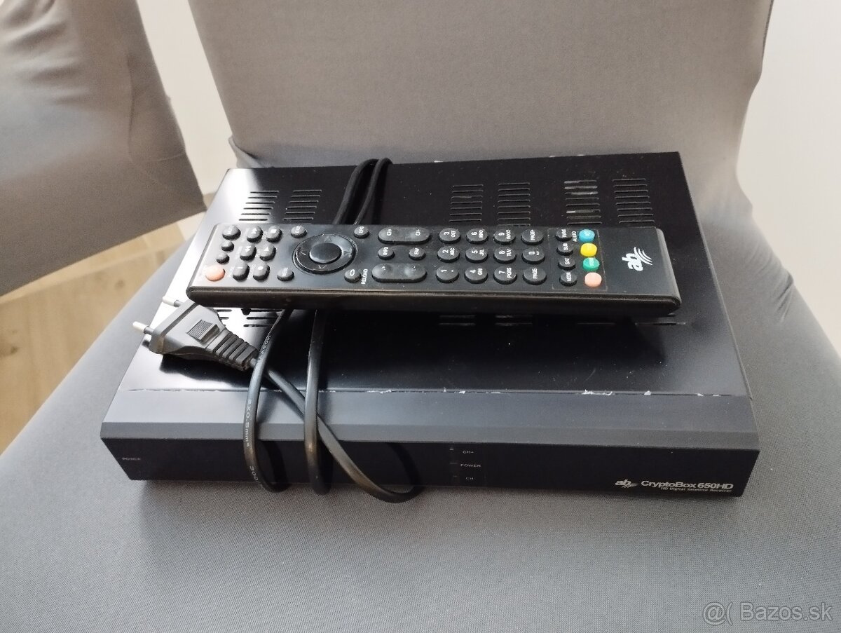 Predám Satelitný prijímač Cryptobox 650 HD