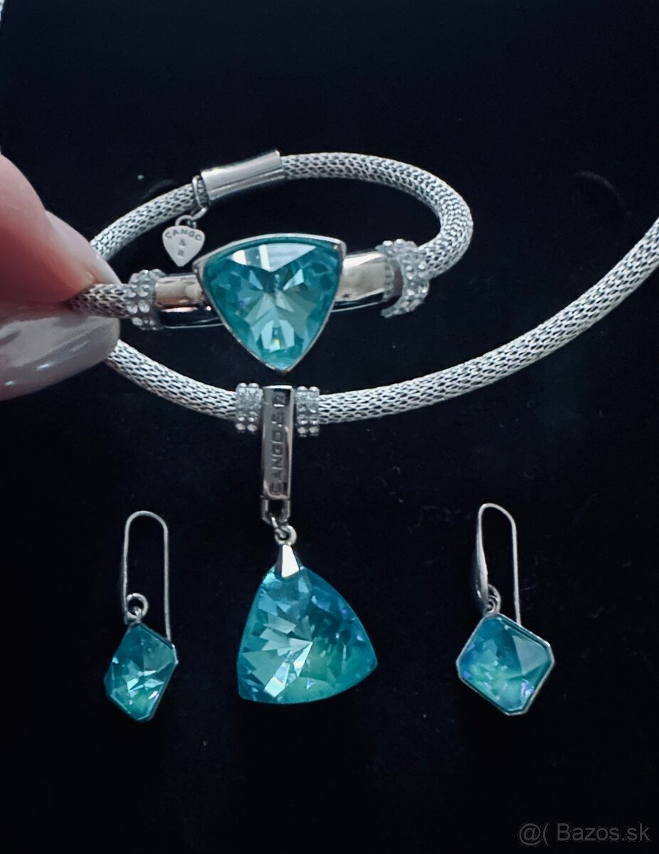 Súprava šperkov tyrkys zn. Cango&Rinaldi originál
