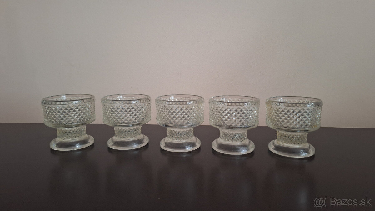 Pudingové poháre 5ks - RETRO