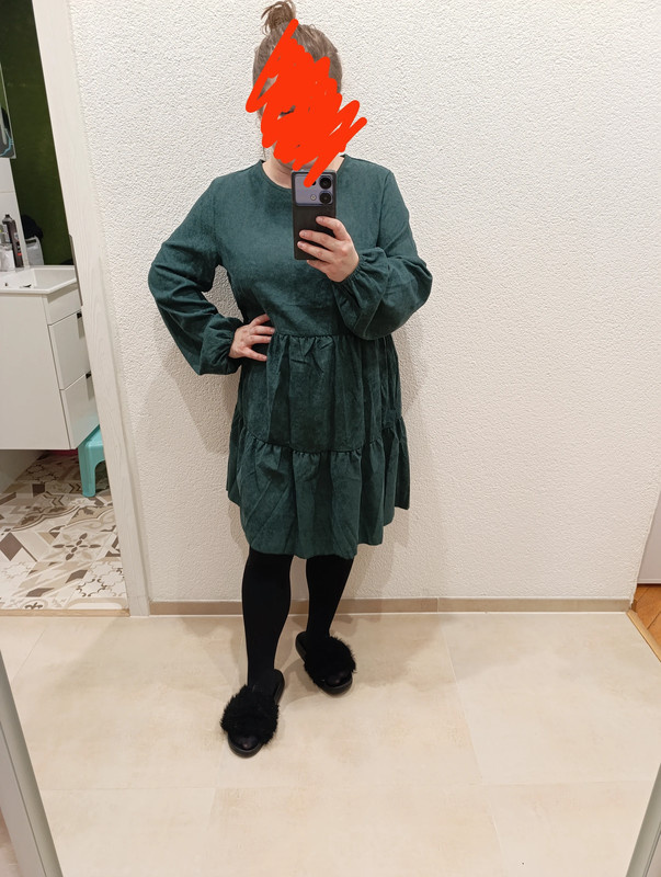 Dámske zelené šaty veľ. L.