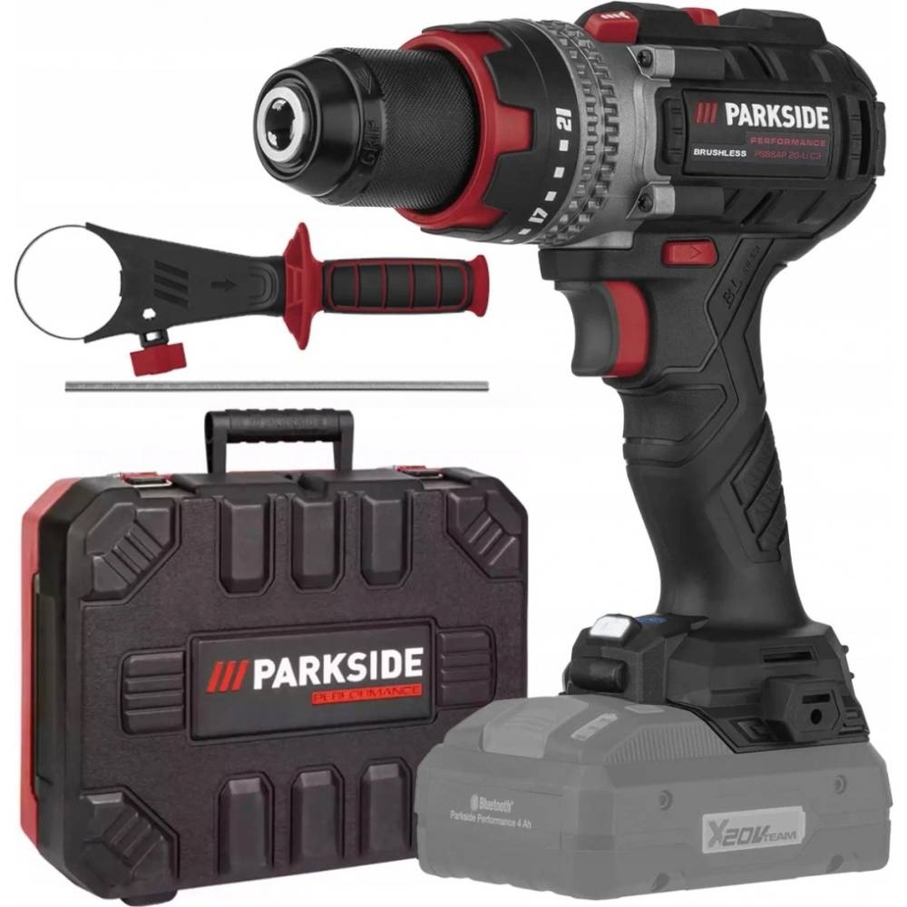 Parkside performance Aku príklepový vŕtací skrutkovač