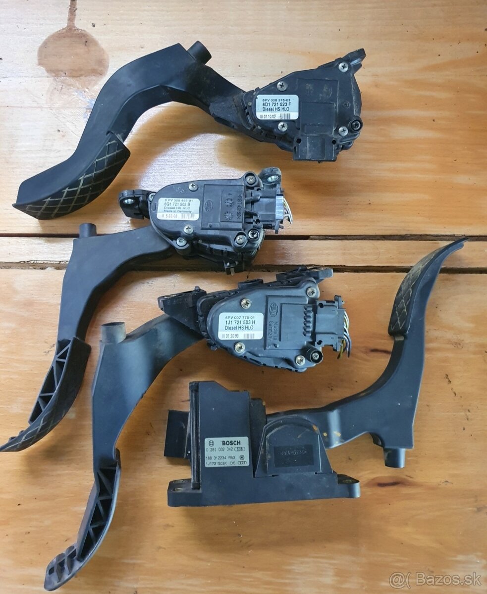 Plynový pedál 1.9tdi Vw group