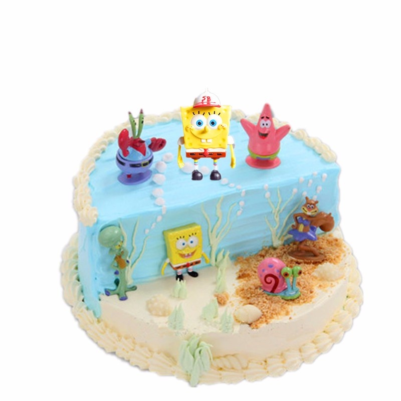 Spongebob figúrky balenie 6 ks - ihneď