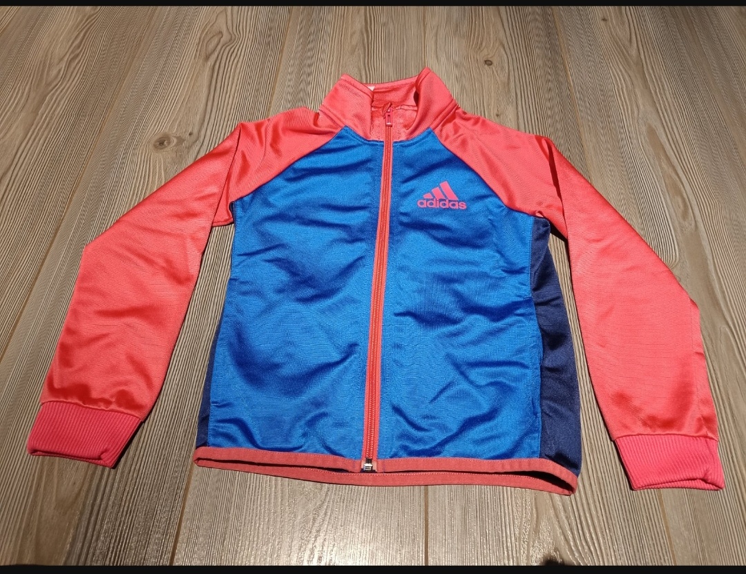 Adidas športová mikina so zipsom veľ. 128