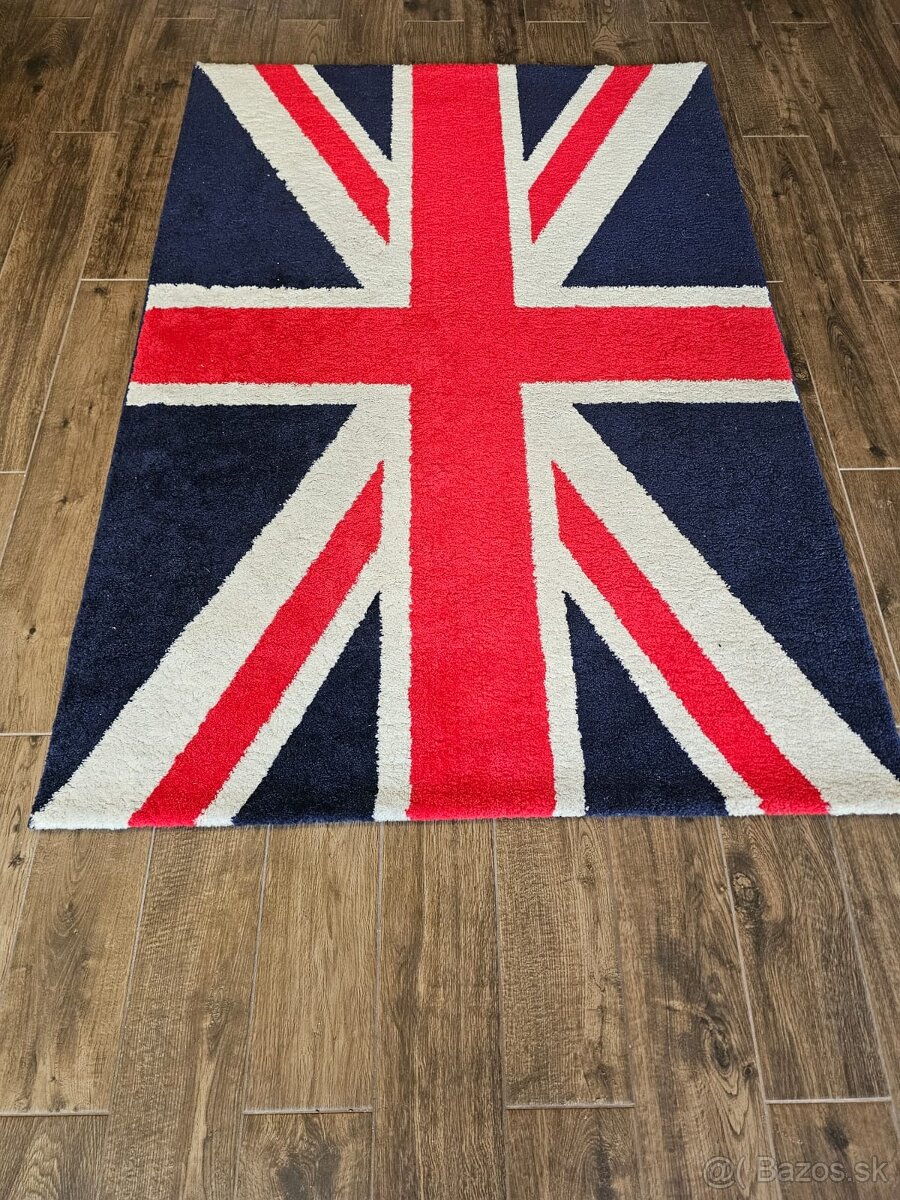 Kusový koberec britská vlajka 170x120cm