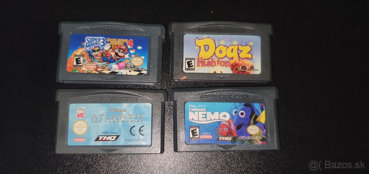 Gameboy Advance Hry