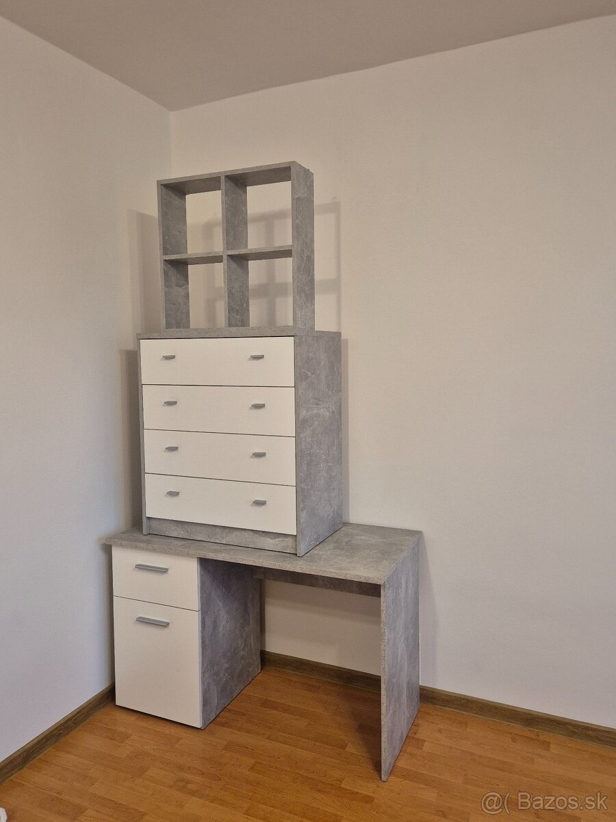 Stôl, komoda a polička -set