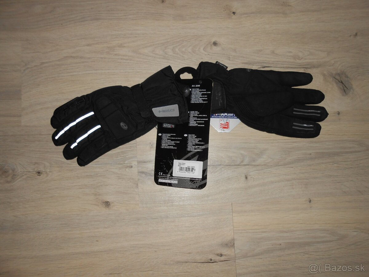 Predam nove textil. moto rukavice HELD TOENO o velkosti XXL
