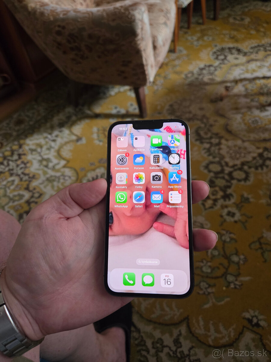 Iphone 13 PRO 256GB čierny Zachovalý stav