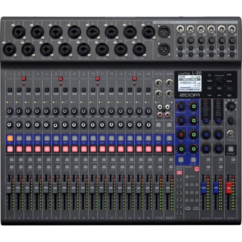 Zoom LiveTrak L-20 + hardcase