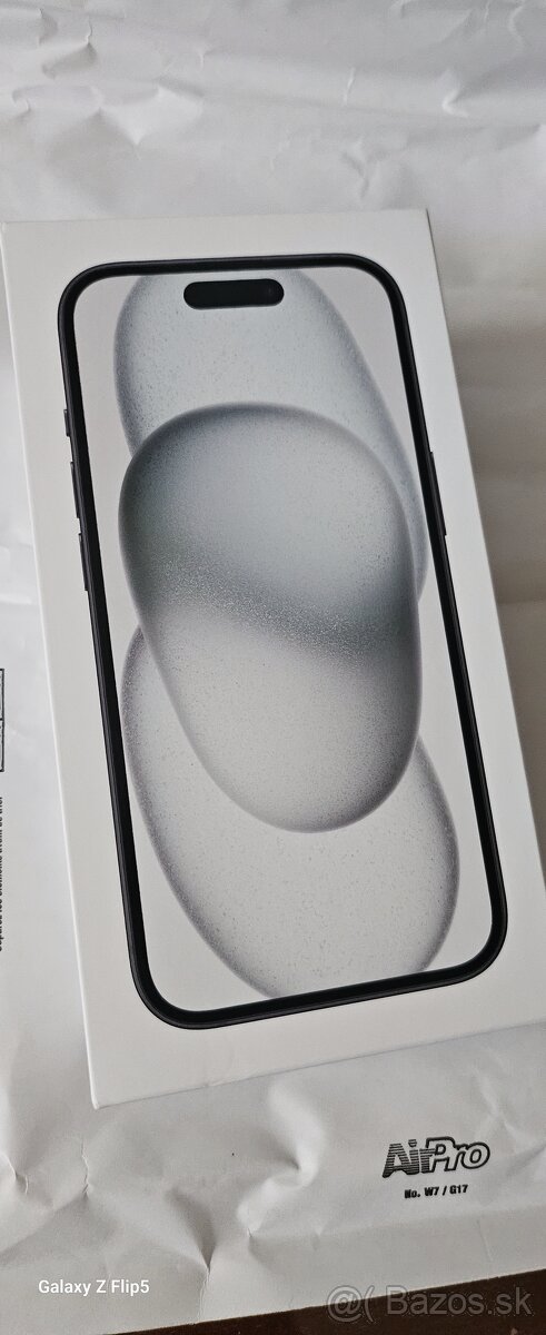 Predám úplne nový Iphone 15 black128gb