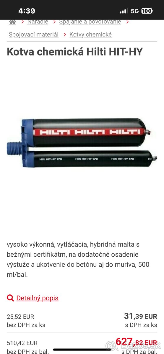 Hilti HIT HY 170
