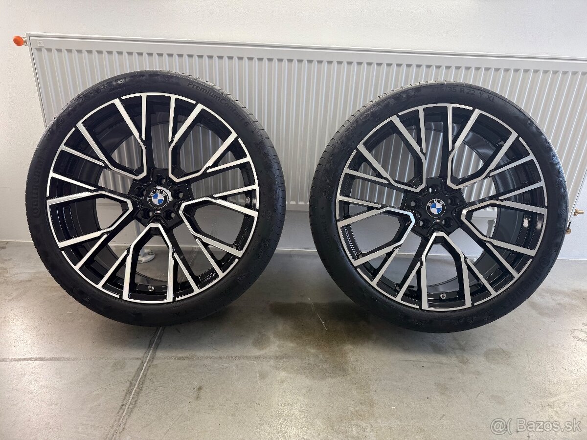BMW X5 X6 X7 275/35 315/30 R22 Continental5x112 X5M letné