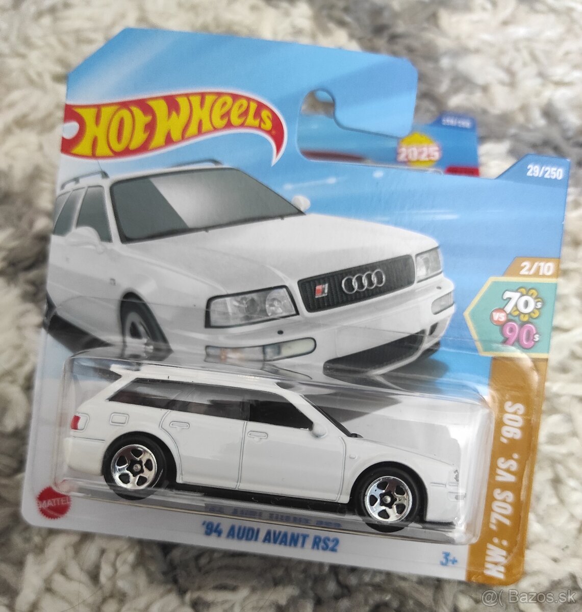 HOT WHEELS - '94 Audi Avant RS2 Biela - Predám/Vymením