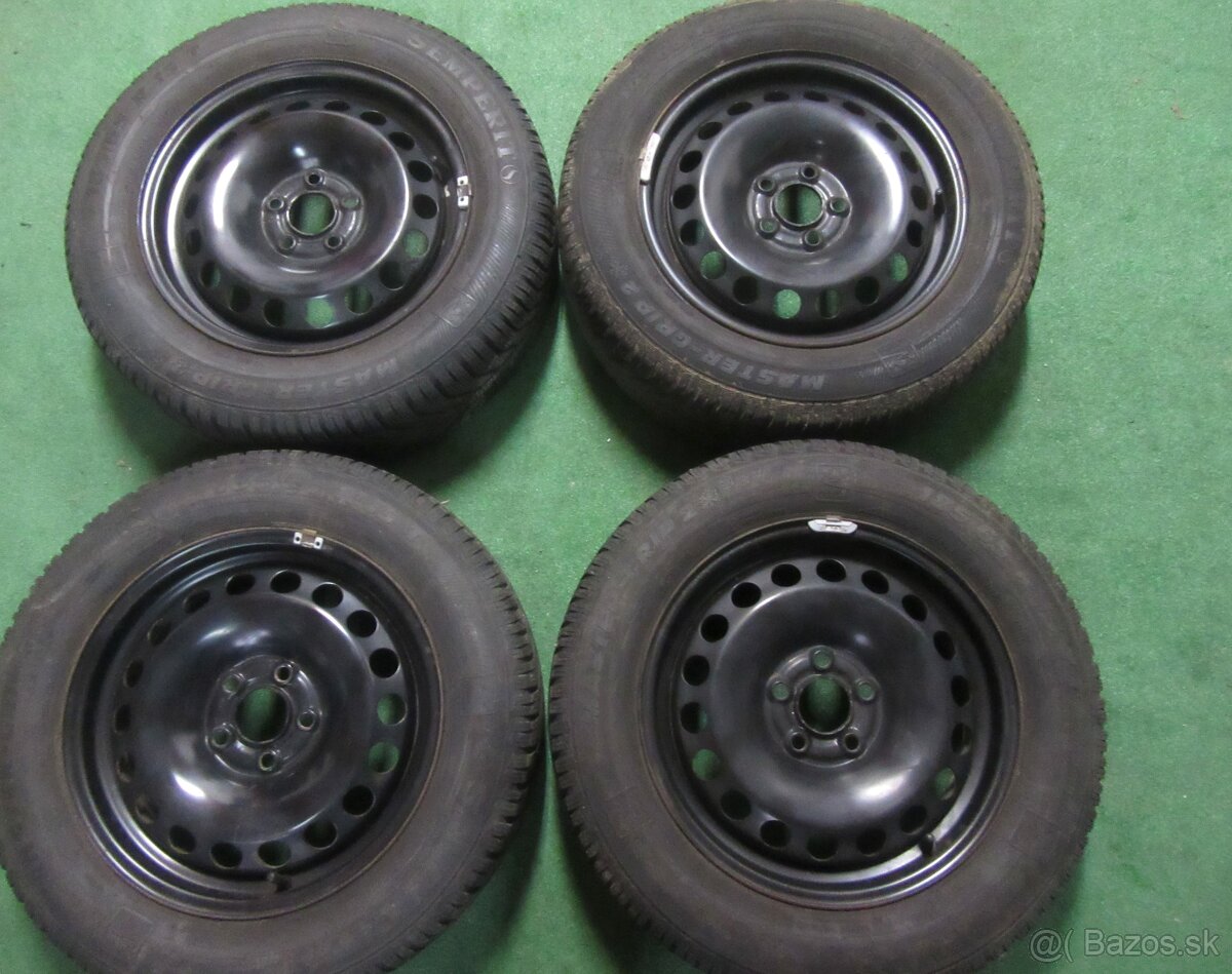 R15 zimná sada VW POLO FABIA 5x100 185/65R15 SEMPERIT