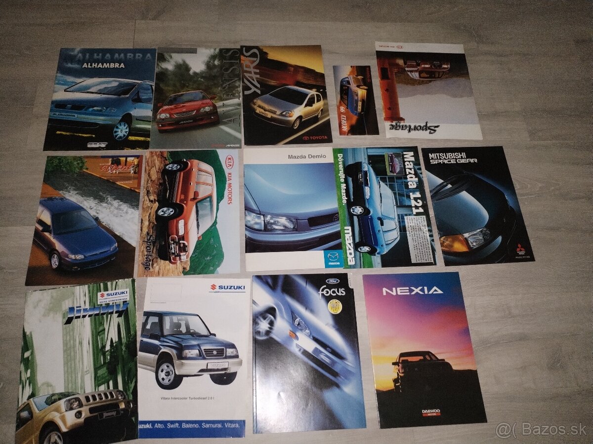 Prospekty Toyota, kia, daewoo, suzuki