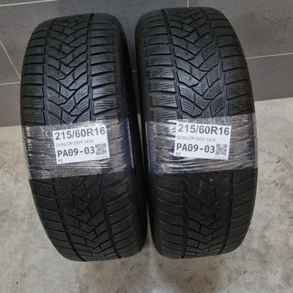 Zimné pneumatiky 215/60 R16 DUNLOP