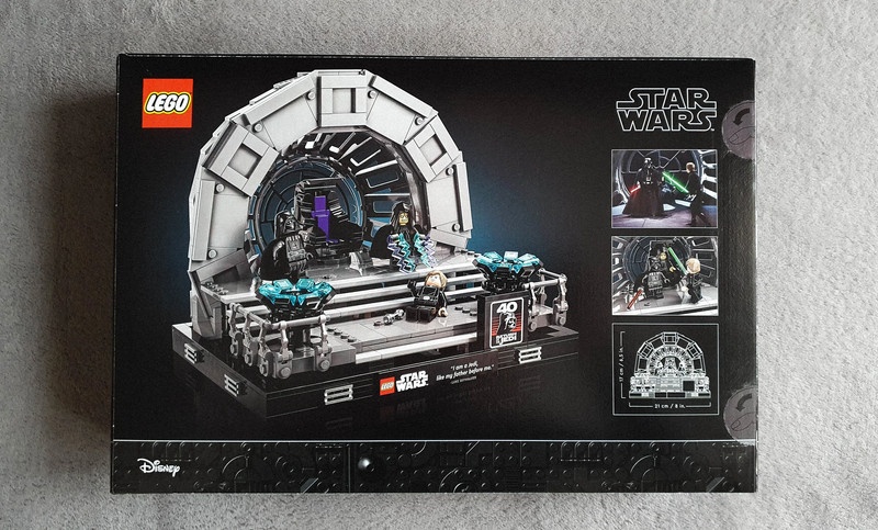 LEGO Star Wars 75352 Cisársky trónny sál dioráma