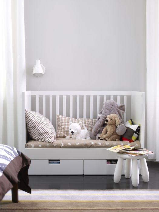 Detská postieľka IKEA Stuva v dobrom stave (120x60 cm)