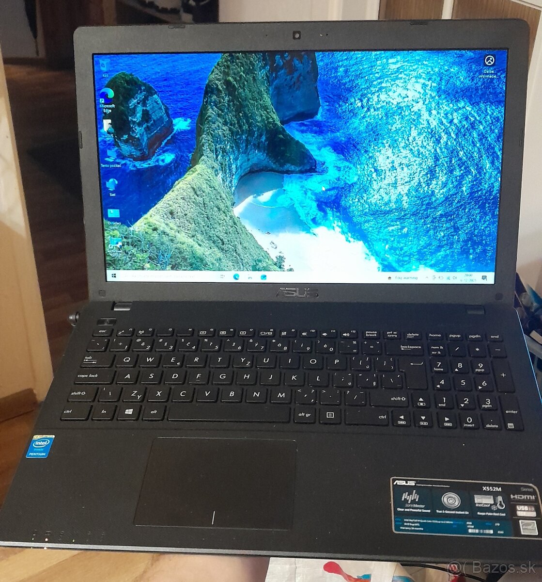 Asus x552M, N3540, 8GB RAM, 256GB SSD, NVIDIA 820M