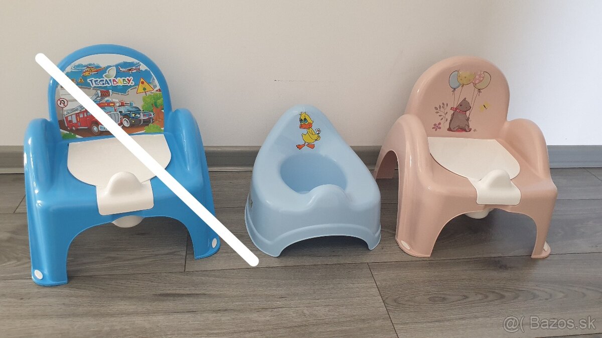 1 nočník pre dievčatko a 1 nocnik pre chlapca