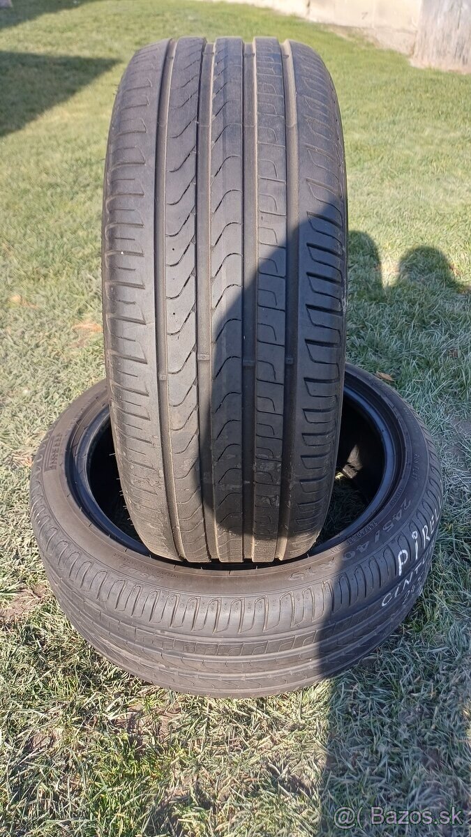 245/40 r19 letné pneumatiky ,Pirelli