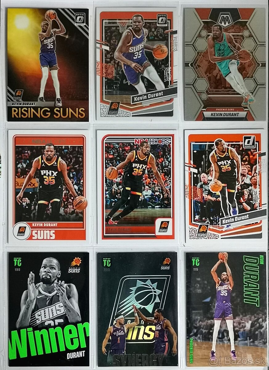 Kartičky NBA - Kevin Durant (36 kariet)
