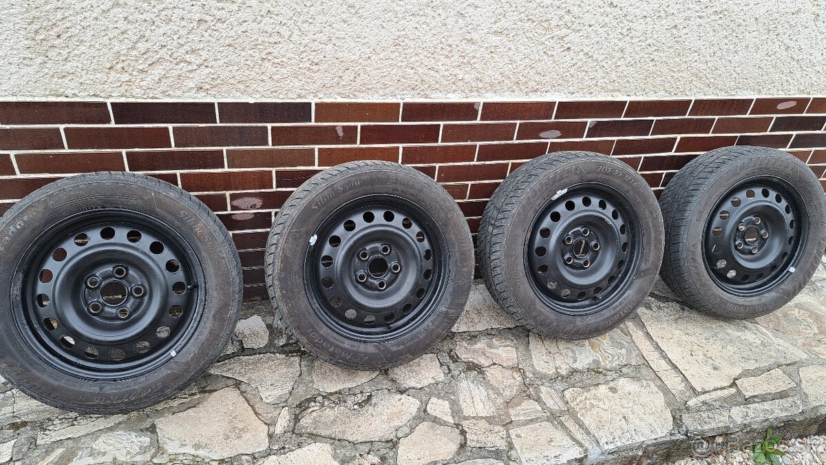 4ks plechové disky 5x100 R16