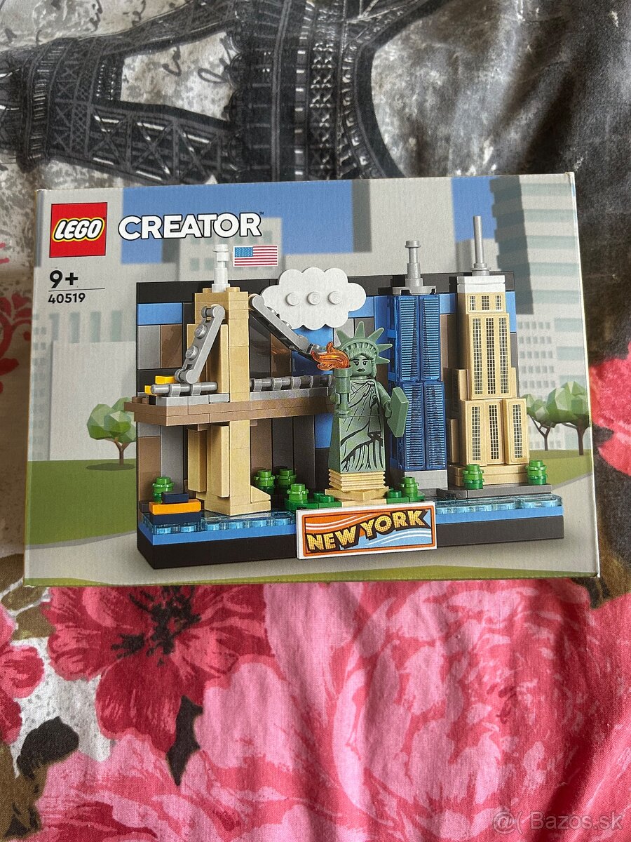Lego New York pohľadnica