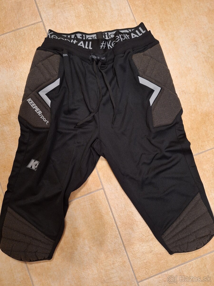 Brankárske nohavice KEEPERSPORT ROBUSTPADDED 3/4