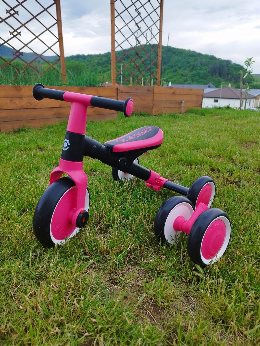 Globber learning trike 2v1-detské odrážadlo/trojkolka