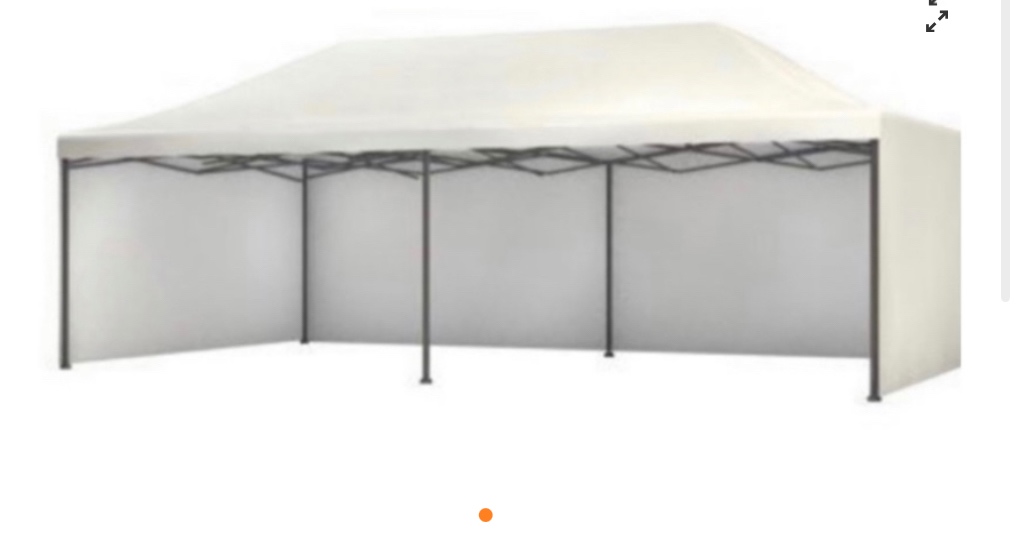 Party stan 3x6 metra biely novy